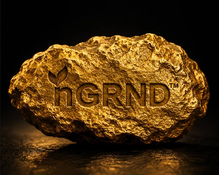 nGRND-branded gold nugget